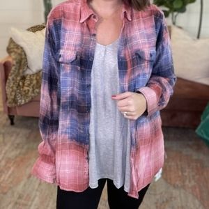 Boutique bleached flannel